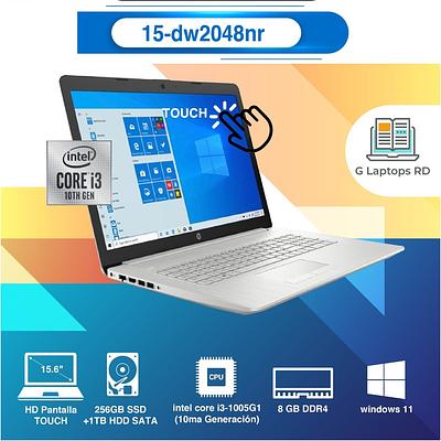 Corotos HP 15 Touch I3 1035G1 10ma Gen 1TB 256GB SSD 8GB RAM