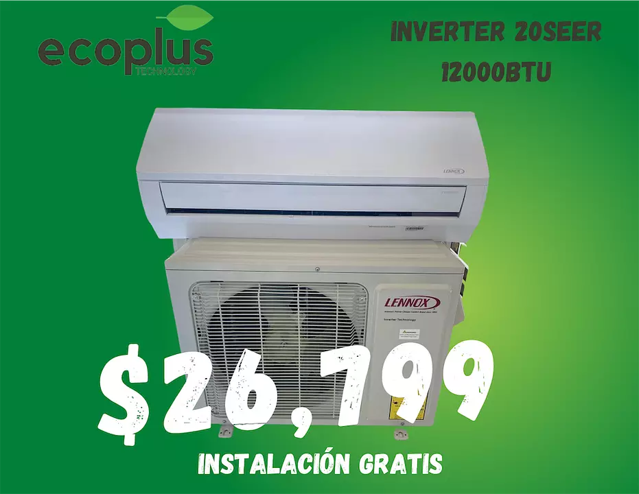 Corotos Lennox Aire Acondicionado Split Inverter Eficiencia Seer