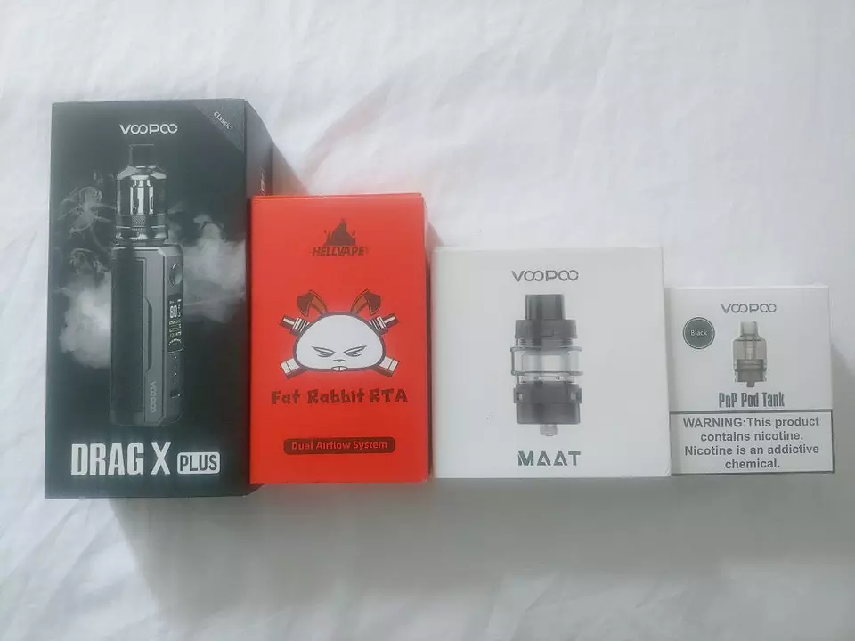 Corotos | Vape Voopoo Drag X Plus + Tanque seteo RTA y Accesorios