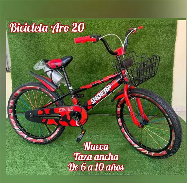 Bicicleta para ni os de 6 10 a os taza ancha Aro 20 nuevas obsequiamos protector