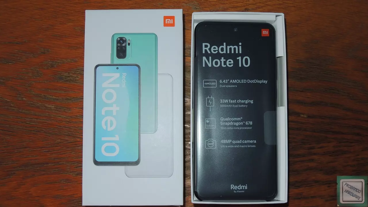 Celular Xiaomi Desbloqueado Redmi Note 10 Pro 128 GB Azul