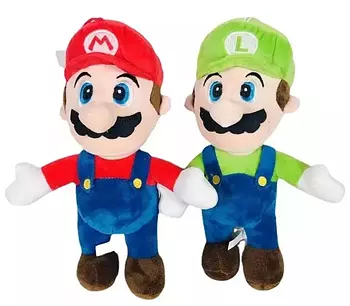 juguetes - Peluche de Mario y Luigui luigi Bross GRANDE XXL PLUS