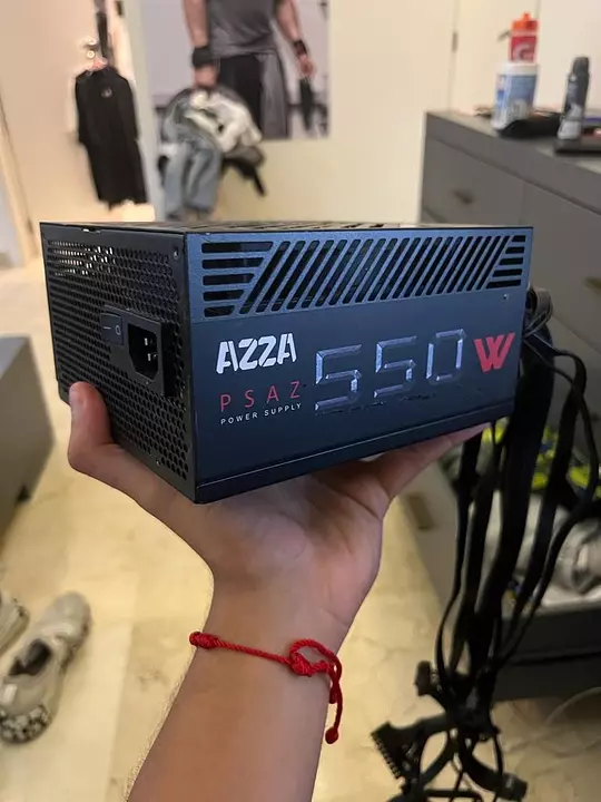 Azza PSAZ-550W 550 Watt Power Supply – 80 Plus Bronze Certified, 120mm Fan