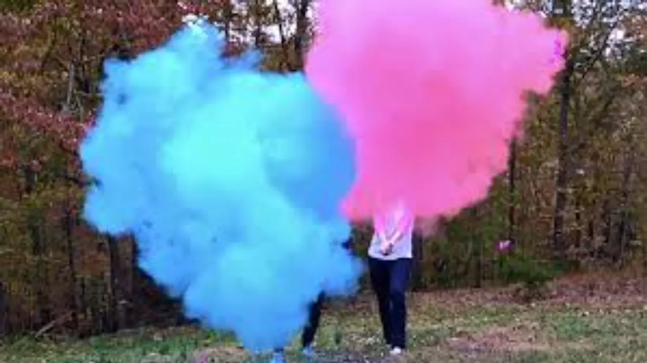 Bengala Bomba Gender Reveal Revelacion del sexo smoke bomb humo