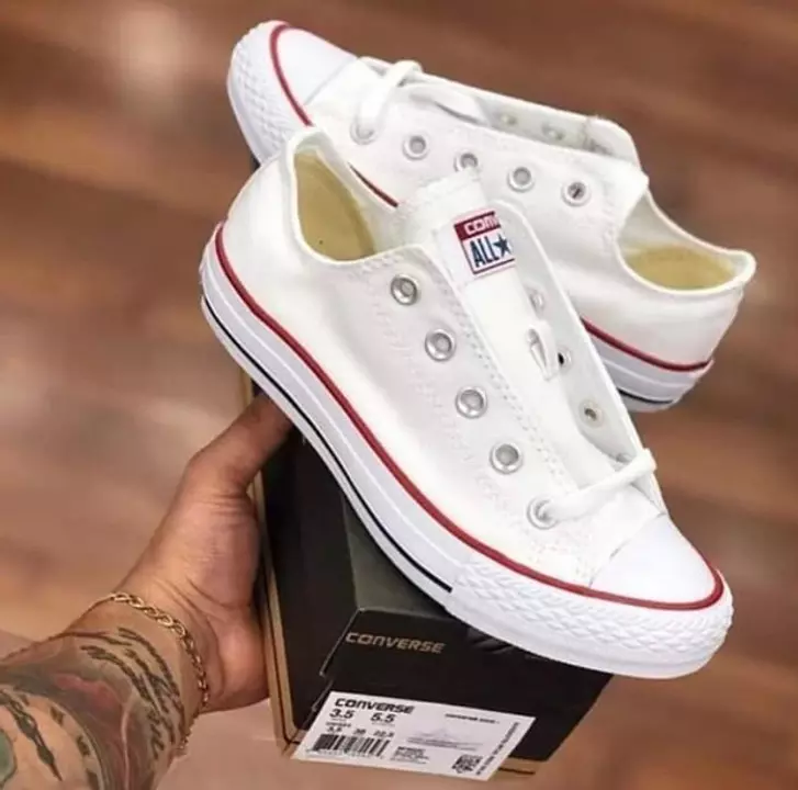 Teni Tenis Converse All Star Originales Chuck Taylor Blanco Original Bajito Low