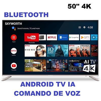 Corotos  TV 50 Pulgadas TCL 4K GOOGLE TV con Bluetooth y Comando