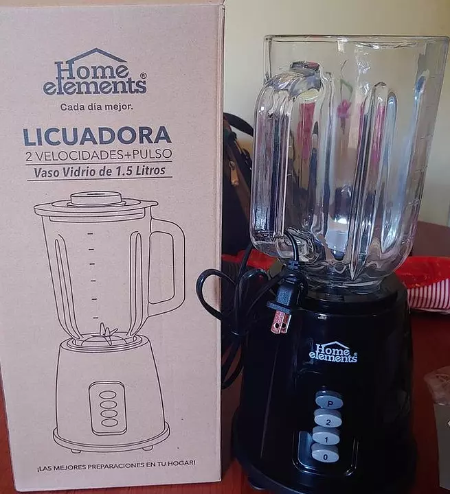 Licuadora home elements discount 1.5 litros precio