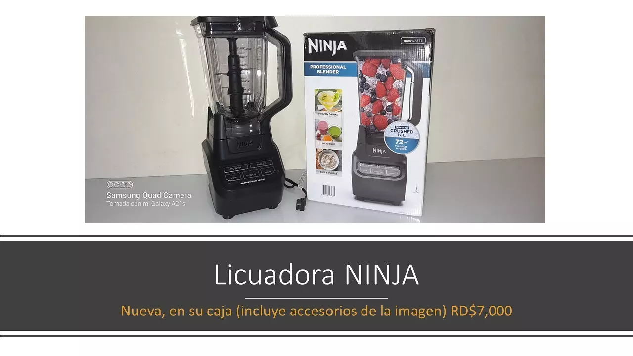 Licuadora ninja en Santo Domingo