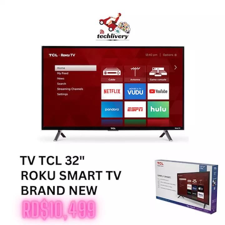 Corotos  Smart tv 28 pulgadas. TLC/ Roku