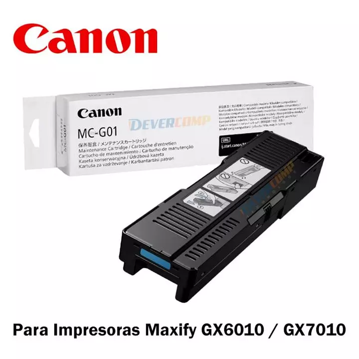 CARTUCHO DE MANTENIMIENTO MC-G01 CANON PARA IMPRESORAS SERIE GX.