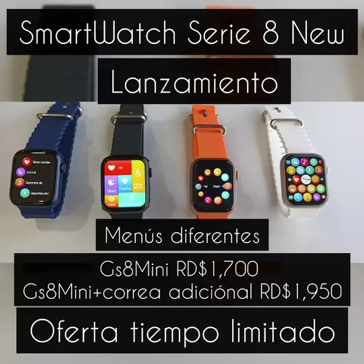 🤯 ¿Conoces el GS8 Mini Smartwatch? ¡Descubre todas sus características y  funciones completas! 