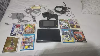 consolas y videojuegos - Nintendo Wiiu 32gb usado con varios juegos y de regalo un Argon Tech 