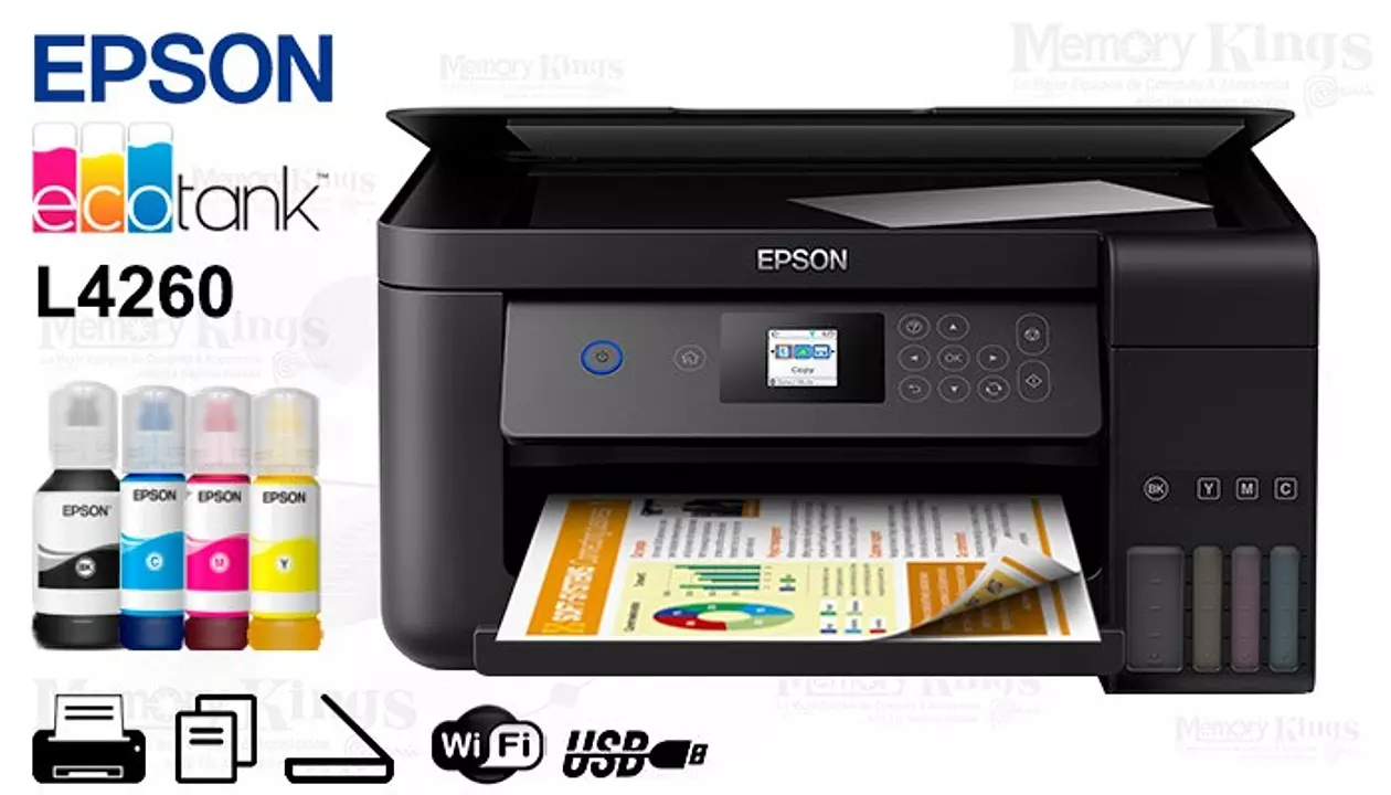 Corotos | MULTIFUNCIONAL EPSON ECOTANK L4260 BOTELLA DE TINTA DE ...