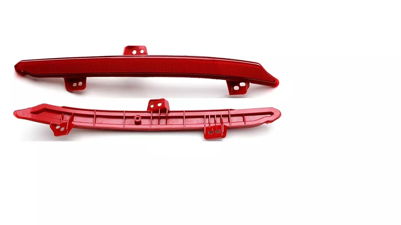 Reflector Cuadrado Trasero Rojo V PARTS - Universal, 33.8mm X 87.5mm