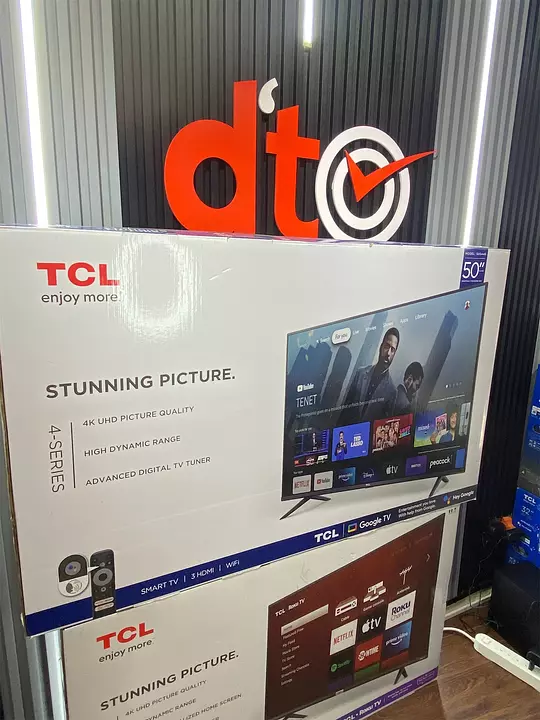 Corotos  TV 50 Pulgadas TCL 4K GOOGLE TV con Bluetooth y Comando