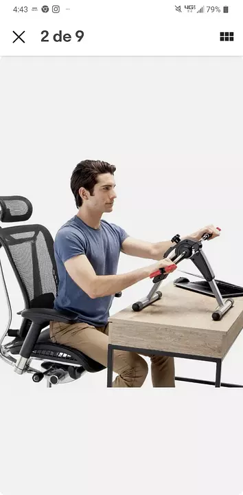 Corotos  Pedaleador electrico,maquina de hacer ejercicio para activar los  pies y las mano