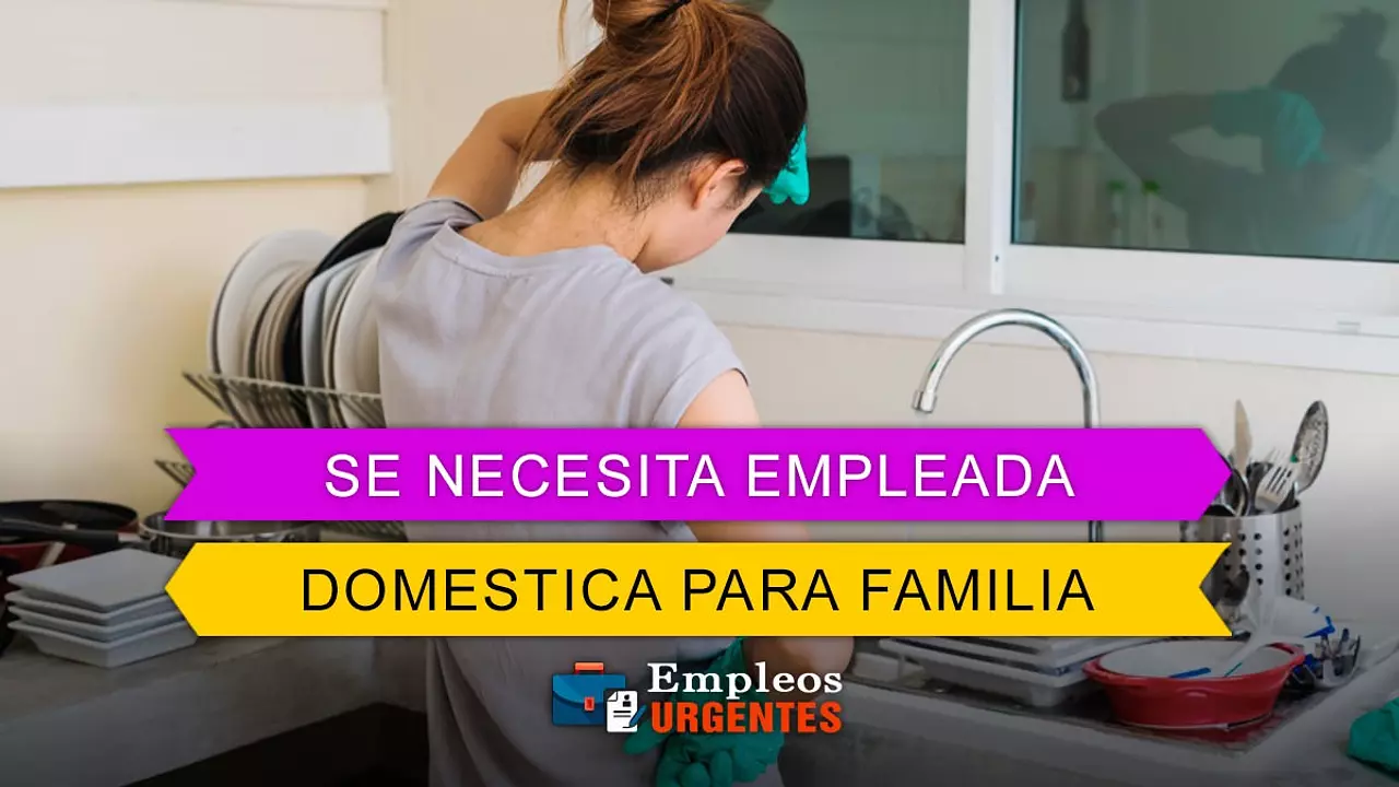 Se solicita empleada doméstica para trabajar en casa de familia en Bávaro