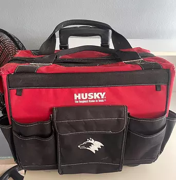 herramientas, jardines y exterior - Bulto Husky impermeable, 180 cm rojo. Usado. 