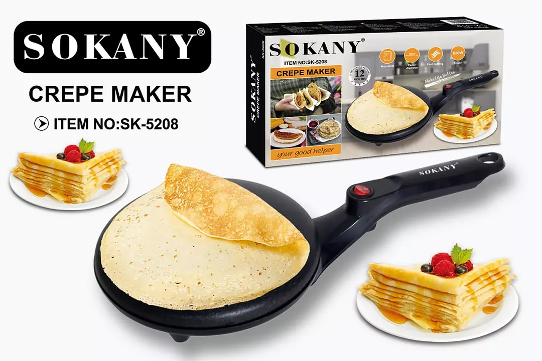 Maquina para hacer pancake tortillas Crepe Maker SK-5208