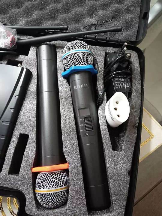 Corotos  kit 2 microfonos Karaoke Profesional inalambricos microfono