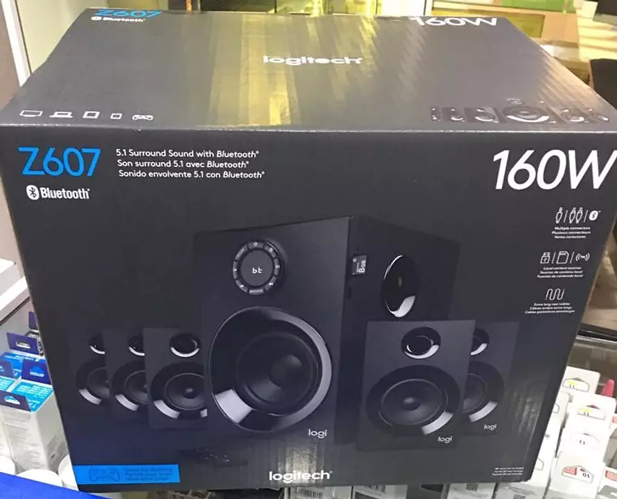 Bocinas de sonido envolvente 5.1 con Bluetooth Logitech Z607