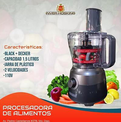 Corotos  Procesadora de Alimentos, Black & Decker