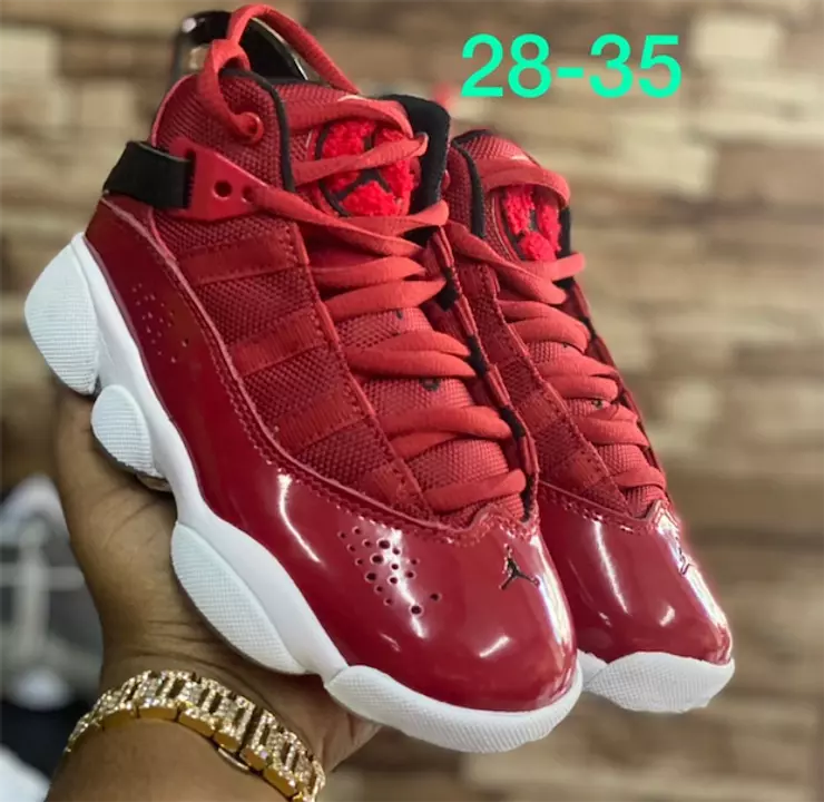 Tenis jordan best sale 6 anillos rojos