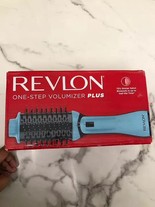 REVLON One Step Plus Cepillo de aire caliente y secadora de pelo voluminizador