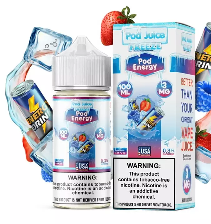 Corotos | Pod Juice Pod Energy Freeze 100mL LIQUIDO VAPE VAPER