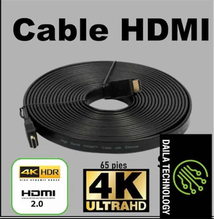 Corotos  cables HDMI Extra Largo 4K