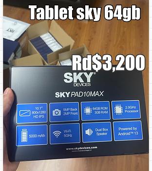 celulares y tabletas - Tablet sky 64gb nuevas 